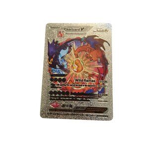 Charizard VMAX Silver Pokemon Card New